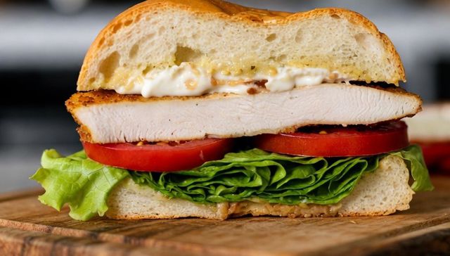 Sándwich de pollo