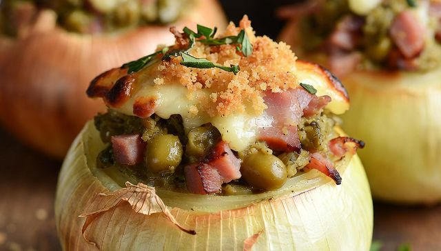 Cebollas rellenas