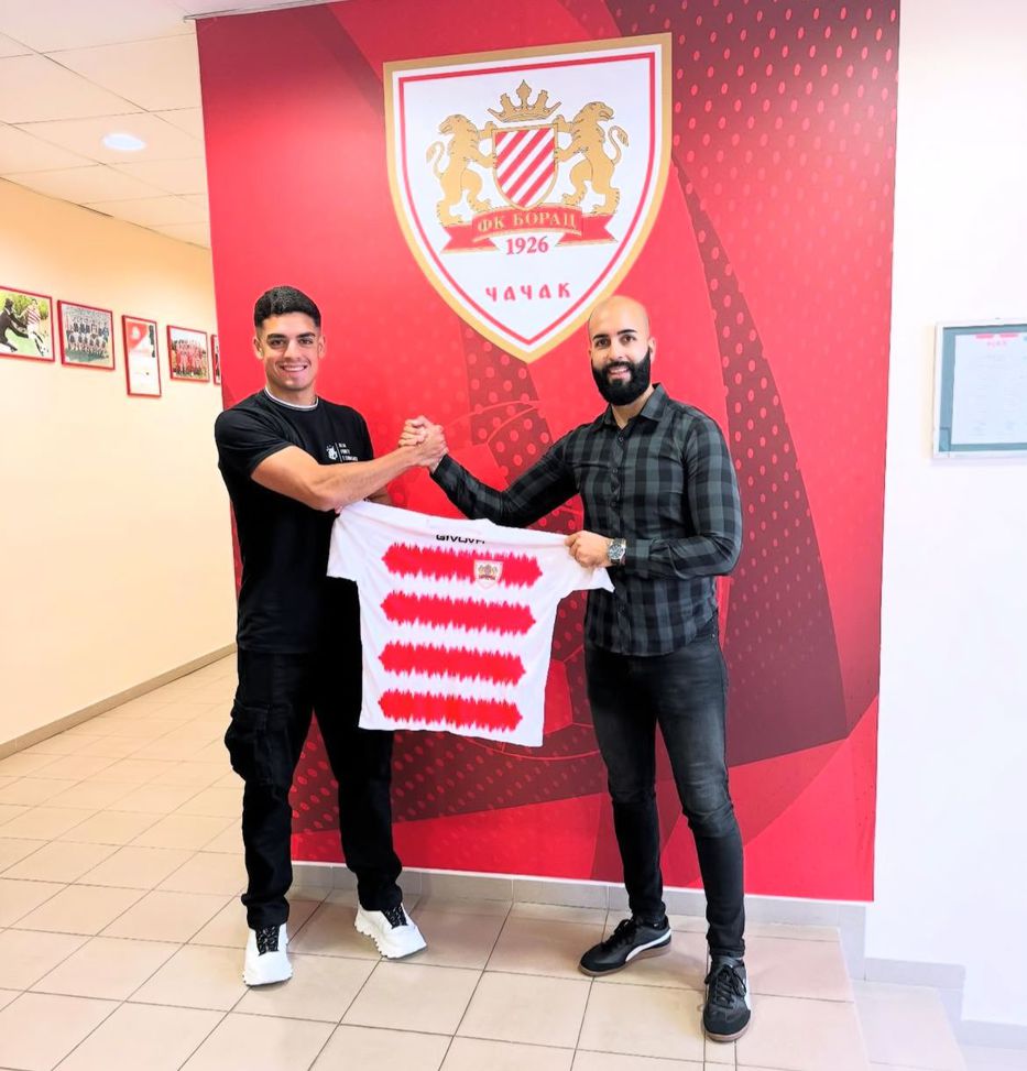 Tiago Cunha jugando en Borac Cacak de Serbia. Foto: Instagram @tiagowcunha