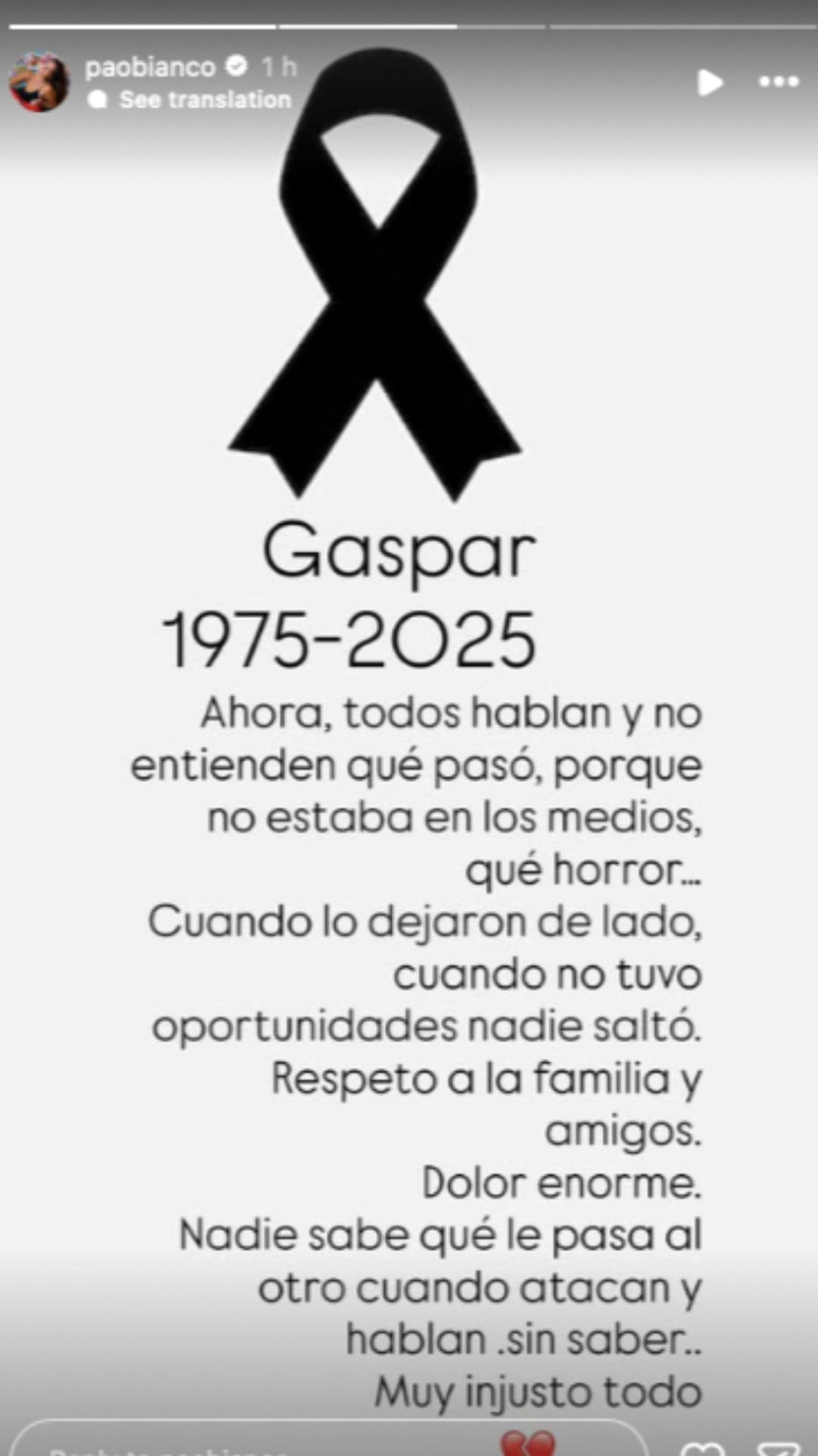 Foto: Instagram/ @paobianco