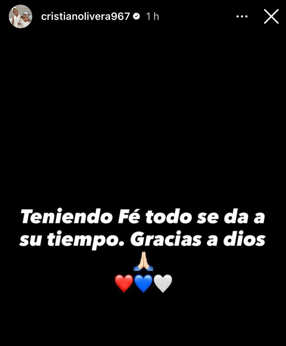 Foto: Instagram @cristianolivera967