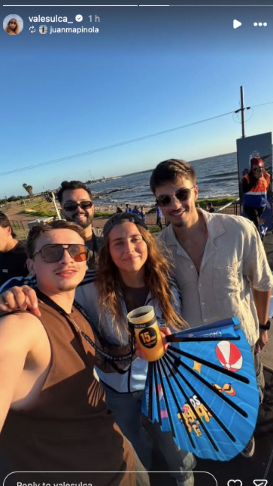 Foto: Historias de Instagram/ @valesulca