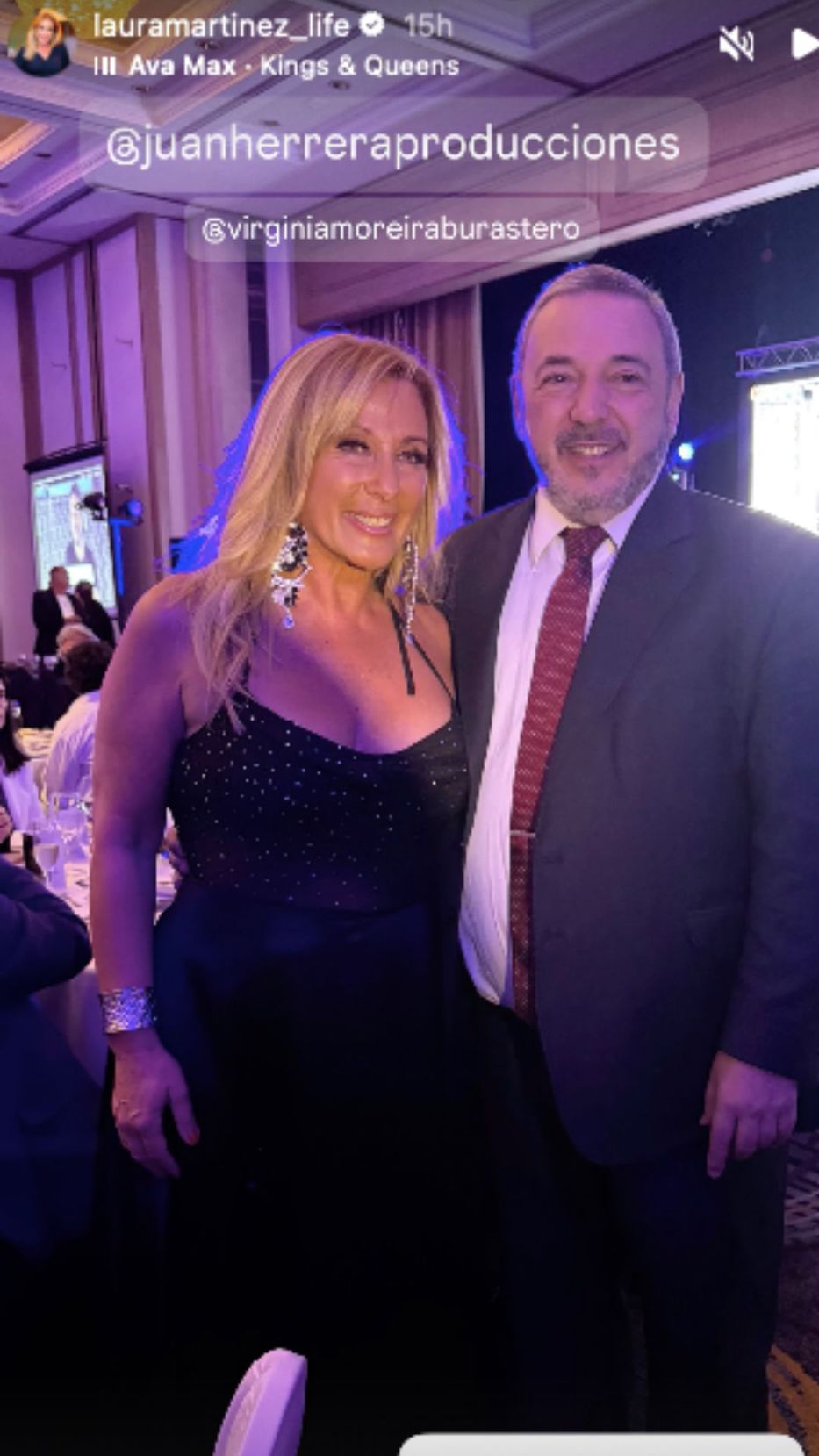 Foto: Historias de Instagram/ @lauramartinez_life