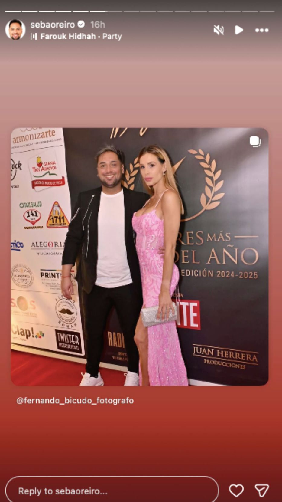 Foto: Historias de Instagram/ @sebaoreiro