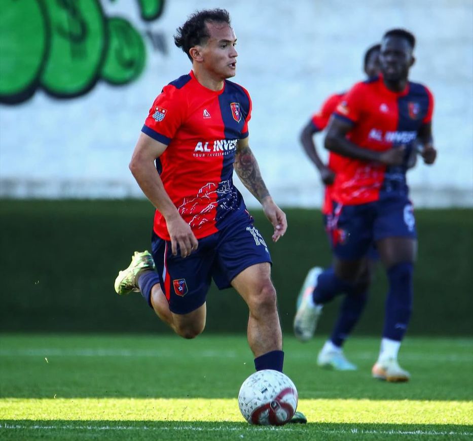 Franco Correa jugando para KF Vllaznia de Albania. Foto: Instagram @francorrea.10