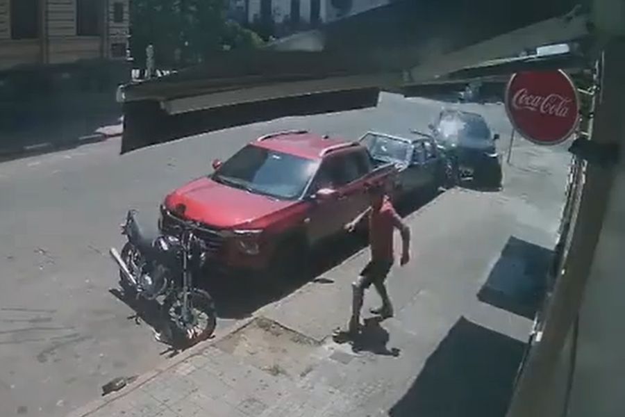 No pisó el pedal que era