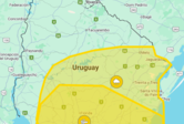 Inumet adelantó alertas por el ciclón extratropical en Uruguay: a qué departamentos afecta