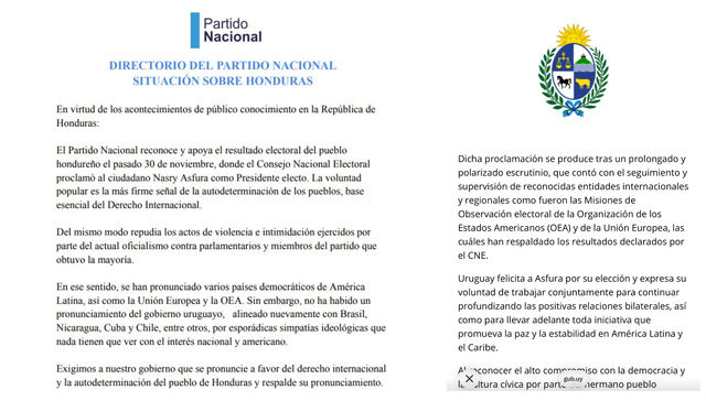 Cartas diplomáticas