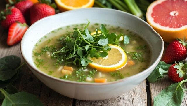 Sopa de berros