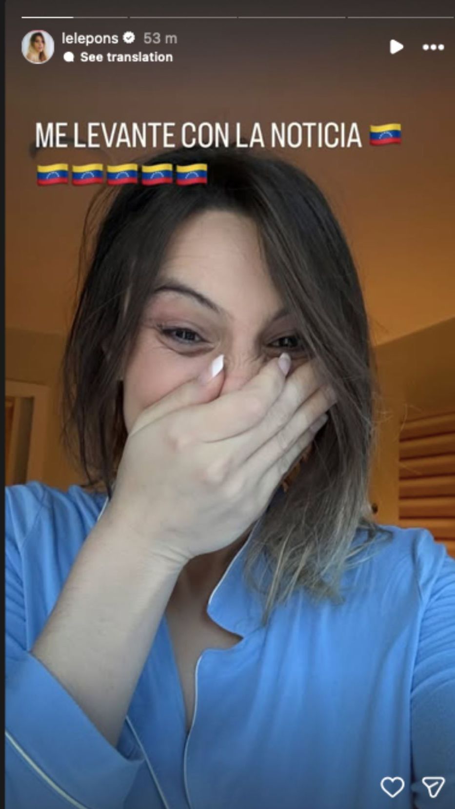 Foto: Historias de Instagram/ @lelepons