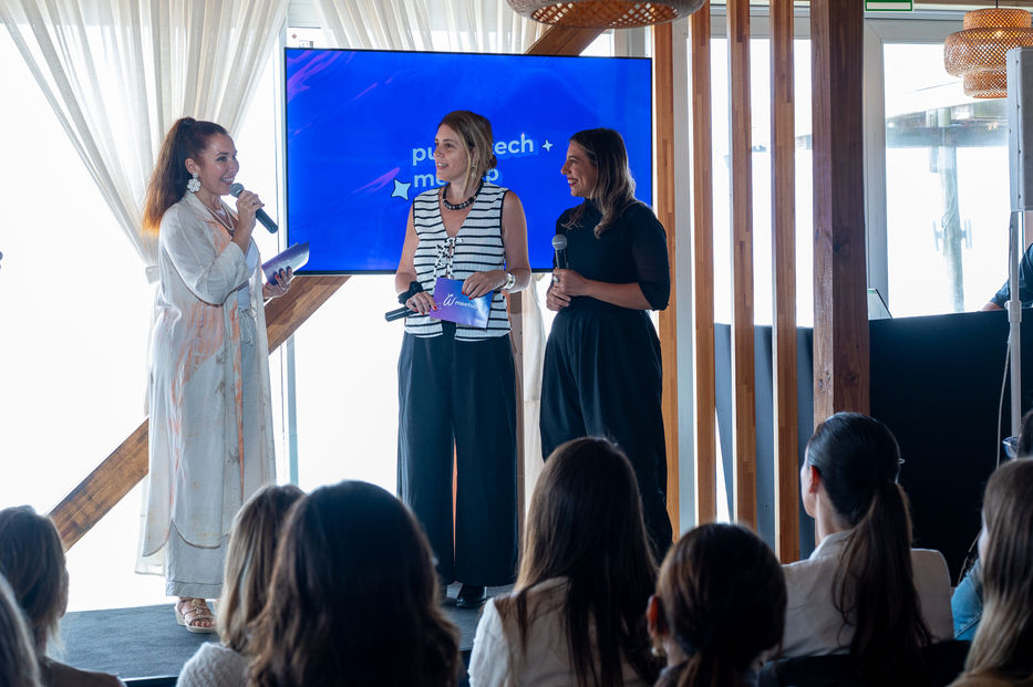 Alejandra Labraga, Carolina Kind y Maca Botta. Foto: Javier Noceti