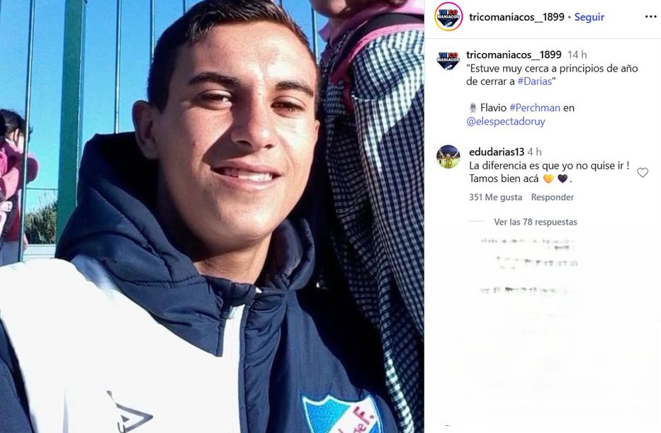 Foto: Captura Instagram @tricomaniacos__1899