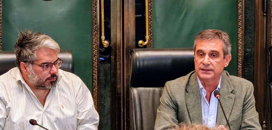 Martín Pereira y Álvaro García. Foto: Montevideo Portal