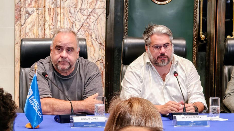 José Lorenzo López y Martín Pereira. Foto: Montevideo Portal