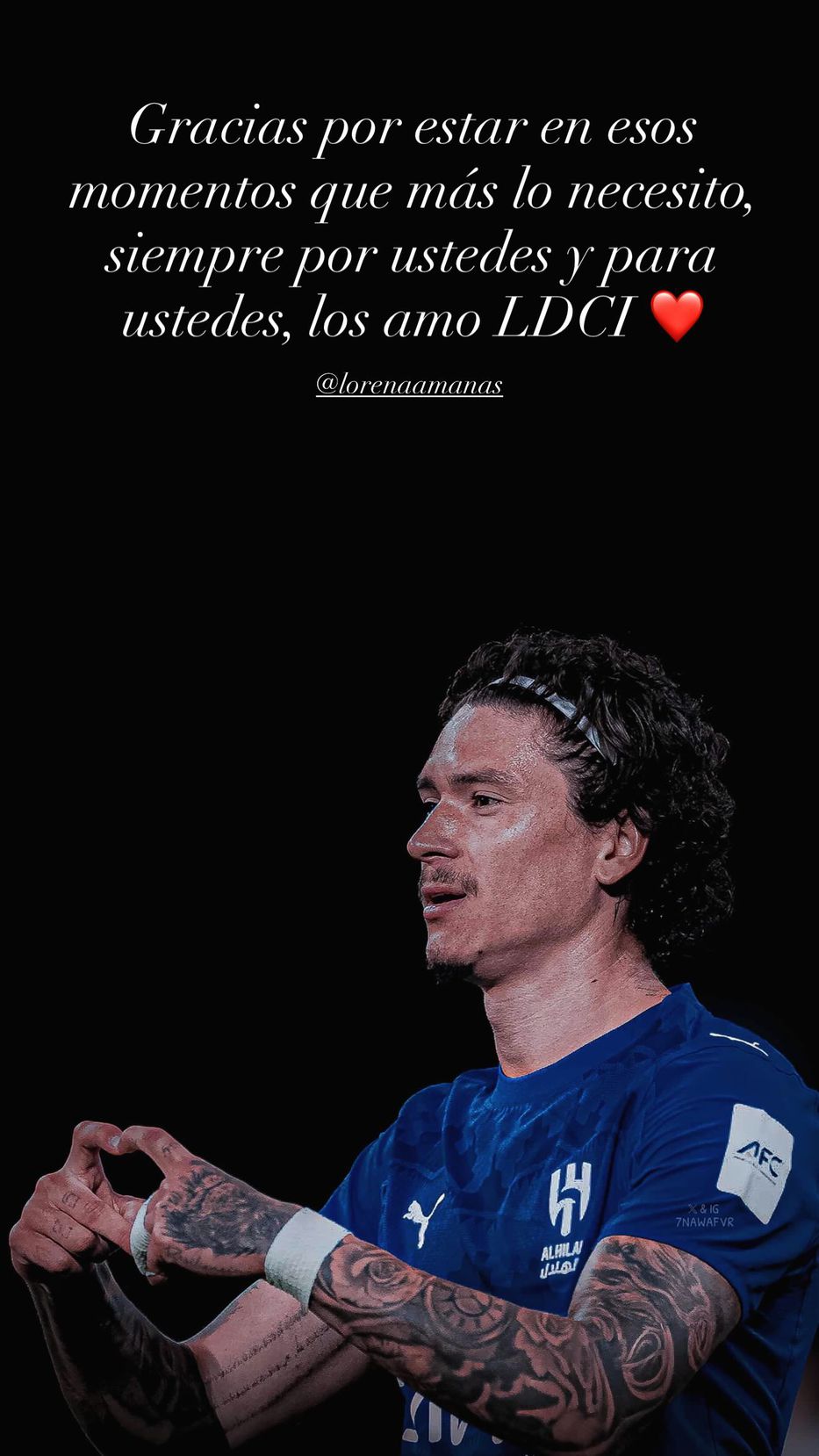 Foto: Instagram Darwin Núñez