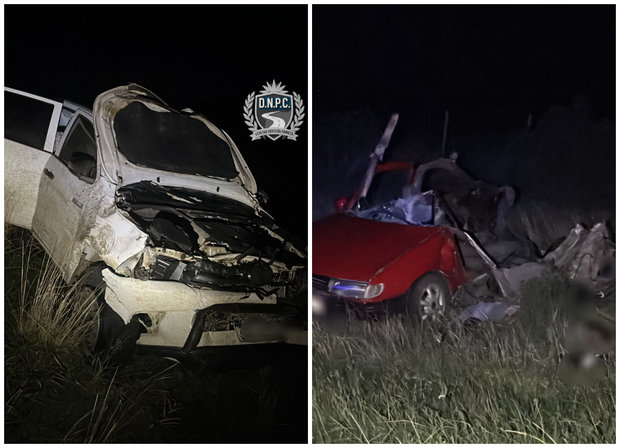 Dos autos chocaron de atrás y cinco personas murieron: dos menores y tres mayores de edad