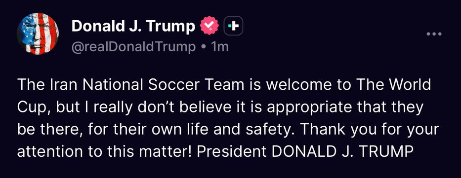 Foto: @realDonaldTrump