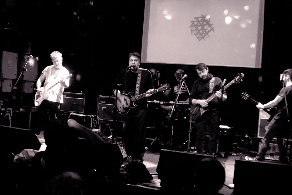 Juan Pablo Fernández y los Techistas del Apocalipsis. Foto: Alejandro Pihue