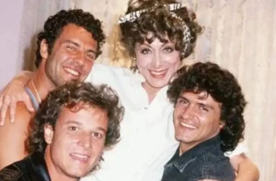 Rodaje de 'La reina de la chatarra', en 1990