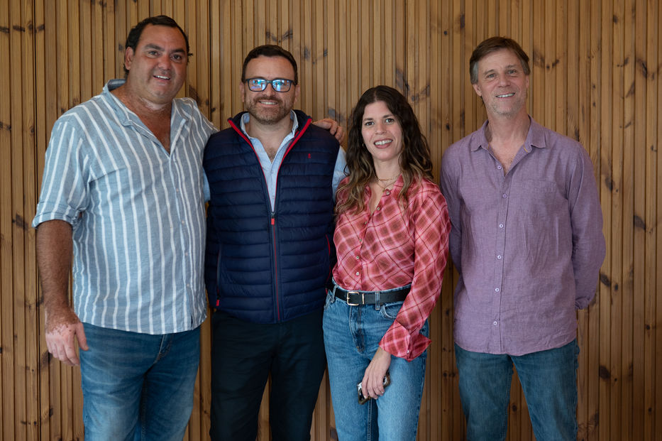 Alejandro Acland, Sebastián Manito, Lucía Soria y Tomás Bartesaghi. Foto: Javier Noceti