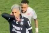 Brasil: la chicana de Neymar a un jugador uruguayo tras cruce entre ambos en Santos-Remo