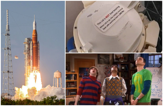 Fallo en “inodoro espacial”: el problema de Artemis II que “The Big Bang Theory” anticipó