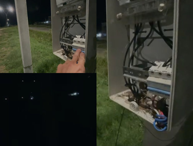 Vecinos reclaman a UTE porque desde una plaza pueden dejar a todo un barrio sin luz