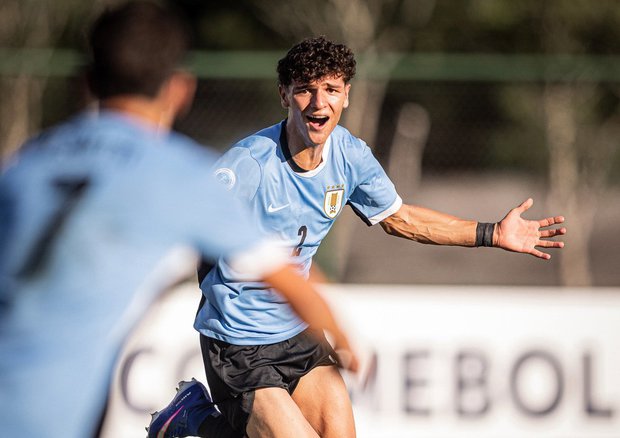 Sudamericano sub-17: Uruguay está derrotando 1-0 a Chile en su debut en Paraguay