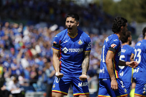 Satriano figura en Getafe: anotó y participó del otro gol en el 2-0 sobre Athletic Bilbao