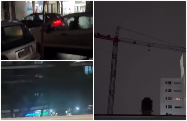 Autos contra ramas, grúas que se mueven y “¡vuela todo!”: el paso del ciclón en Montevideo