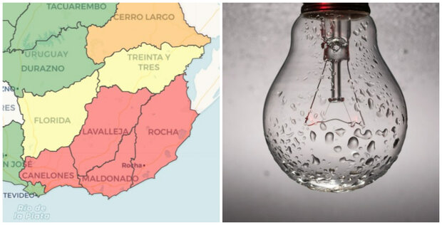 Se vino el apagón: más de 100.000 servicios de UTE afectados por el ciclón