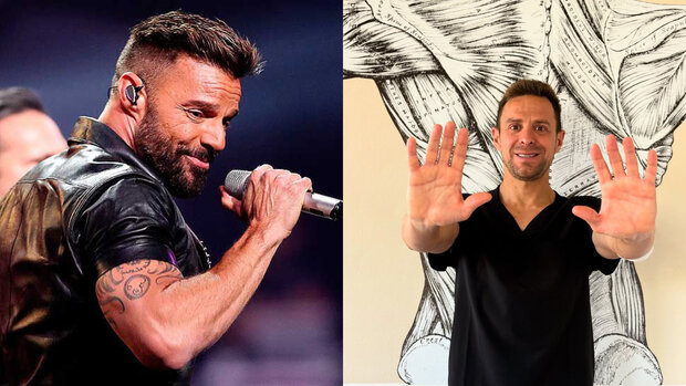 De trabajar con atletas a ser el kinesiólogo de Ricky Martin: la historia de Damián Correa