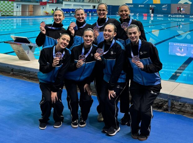 Natación Artística: Uruguay se subió al podio en equipo técnico del Panamericano de Chile