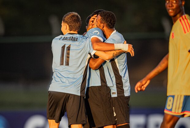 Sudamericano sub-17: Uruguay venció 2-0 a Colombia y sigue soñando con el Mundial de Catar