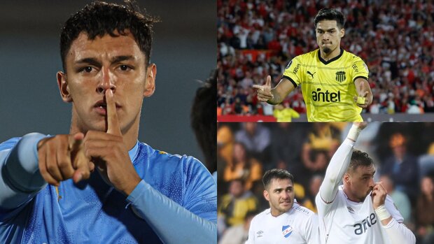 Tres representantes de equipos uruguayos en onces ideales de Libertadores y Sudamericana