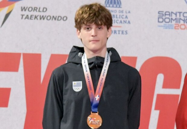 Taekwondo: Matías López obtuvo la medalla de bronce en el Open de República Dominicana