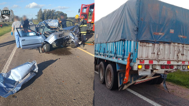 Choque por alcance en Ruta 17 dejó una mujer muerta y dos heridos graves