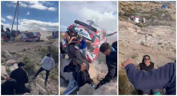 Tragedia en Rally: un muerto y dos heridos por auto que volcó hacia el público