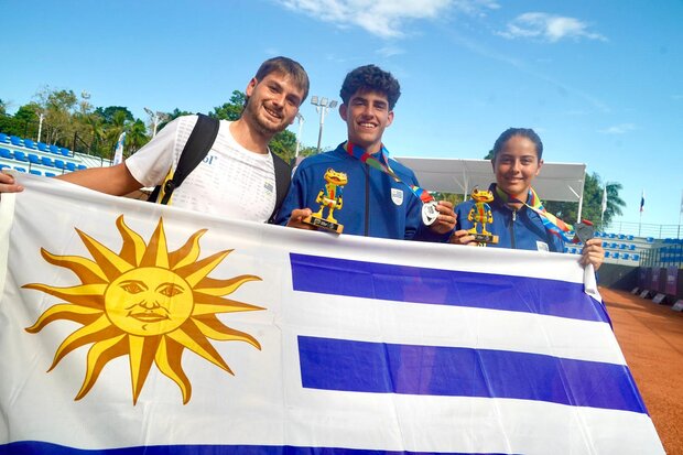 JSJ de Panamá: plata para Uruguay en tenis con Barbosa y Vázquez en dobles mixtos