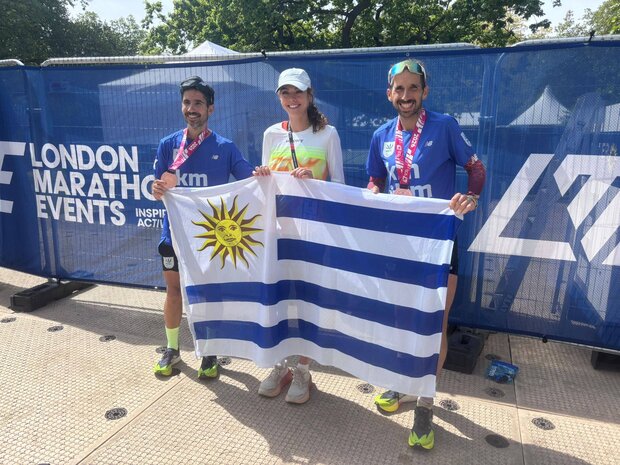 Maratón de Londres: Davrieux hizo récord nacional y fue el mejor en categoría no videntes