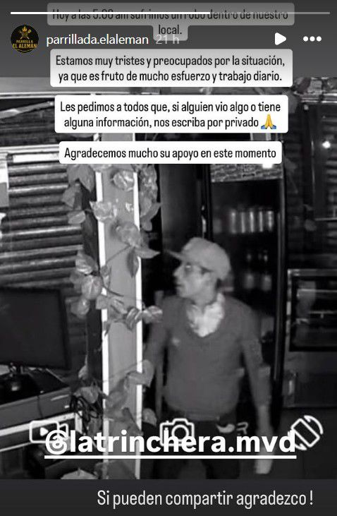 Foto: Instagram parrillada El Alemán