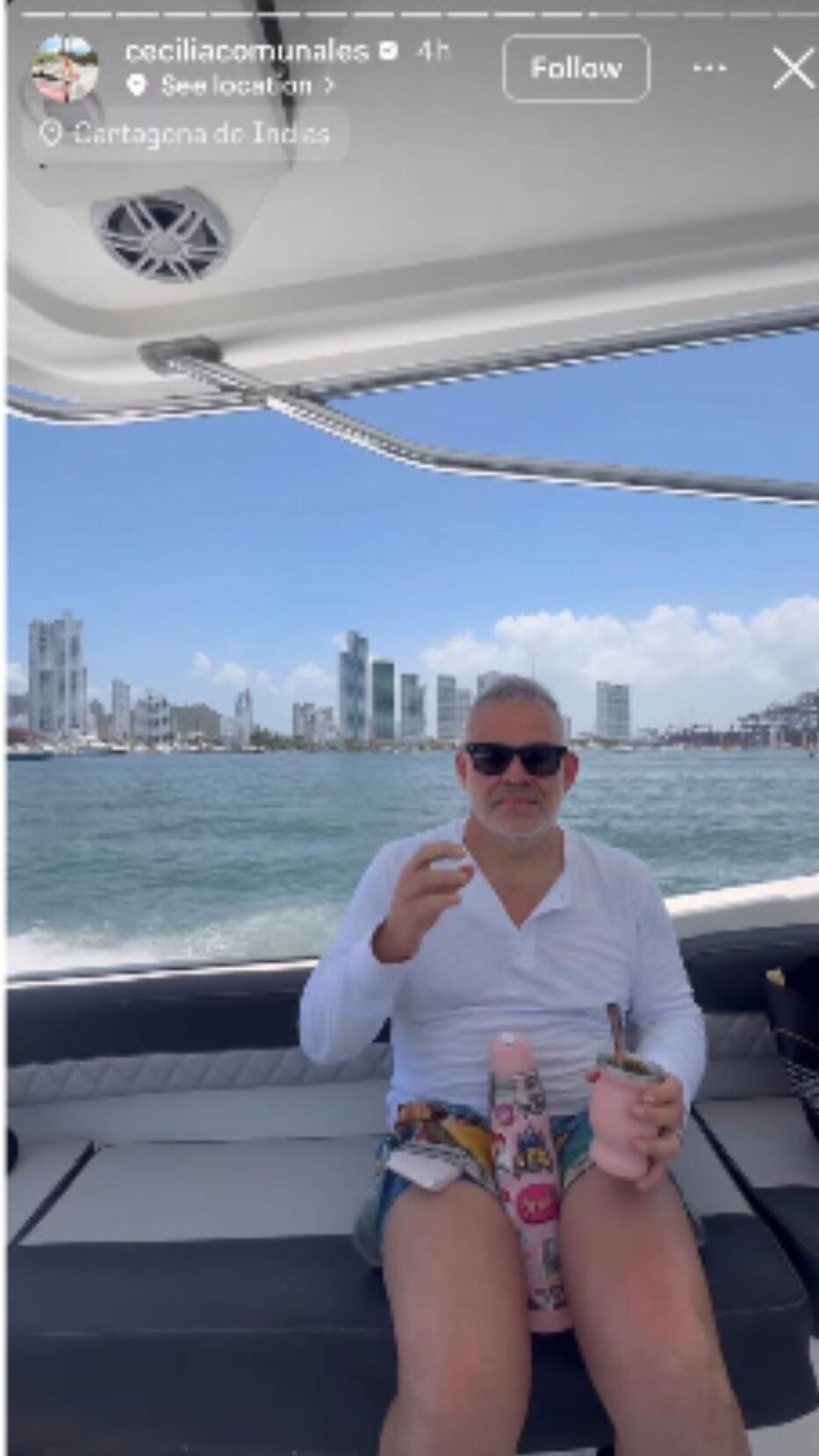 Foto: Historias de Instagram/ @ceciliacomunales