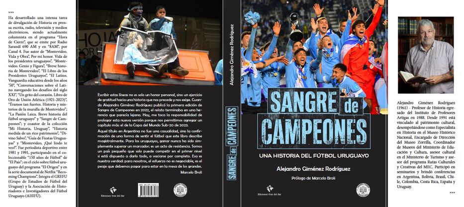 Tapa y contratapa de Sangre de Campeones