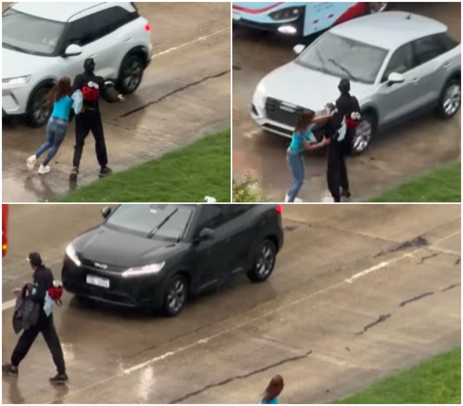 Denuncian que hombre en situación de calle quiso tirarse ante autos por avenida Italia