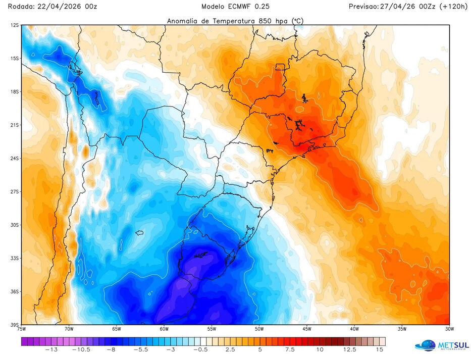 “Indicios del invierno”: MetSul alertó sobre ciclón extratropical que impactará en Uruguay