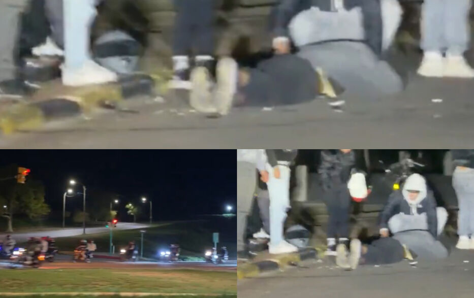 Más de 100 motos volvieron a invadir Parque Rodó y uno de los conductores terminó mal