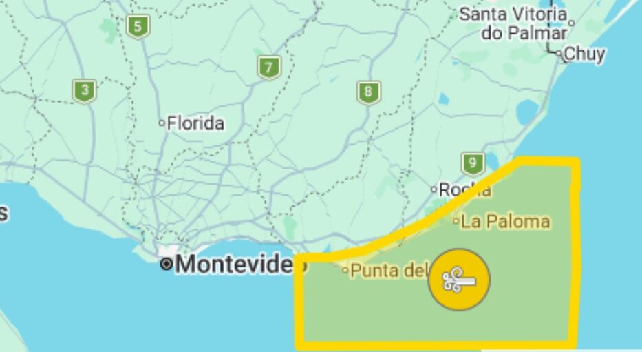 Viento sostenido y fuerte marejada: Inumet cesó alerta en el sureste del país