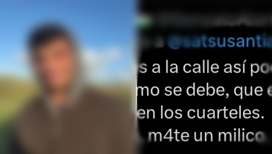 Militares denuncian a joven que llamó a asesinar efectivos: “Haga patria, mate un milico”