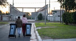 Una basura, dentro de casa