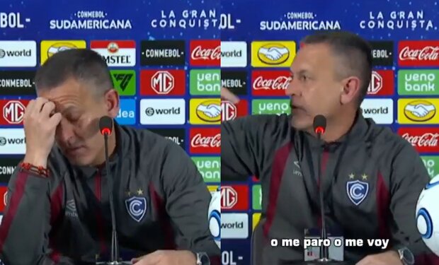 DT de Cienciano explicó su enojo con periodistas y contó el reto su madre: “Hijo de pu...”